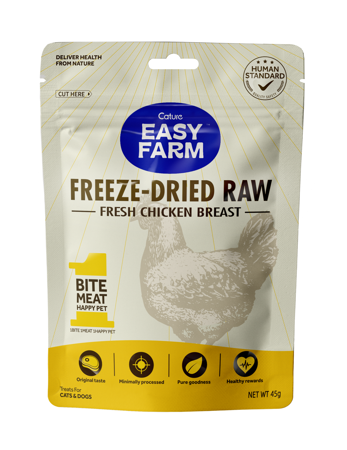 Easy Farm Freeze-Dried Raw - Fresh Chicken Breast