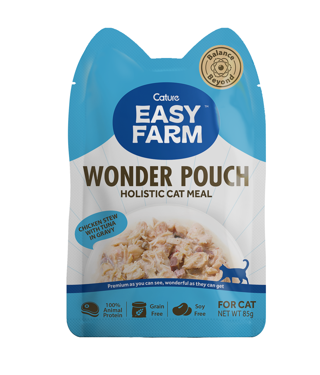Easy Farm Wonder Pouch - Chicken Stew with Tuna in Gravy (Cat)