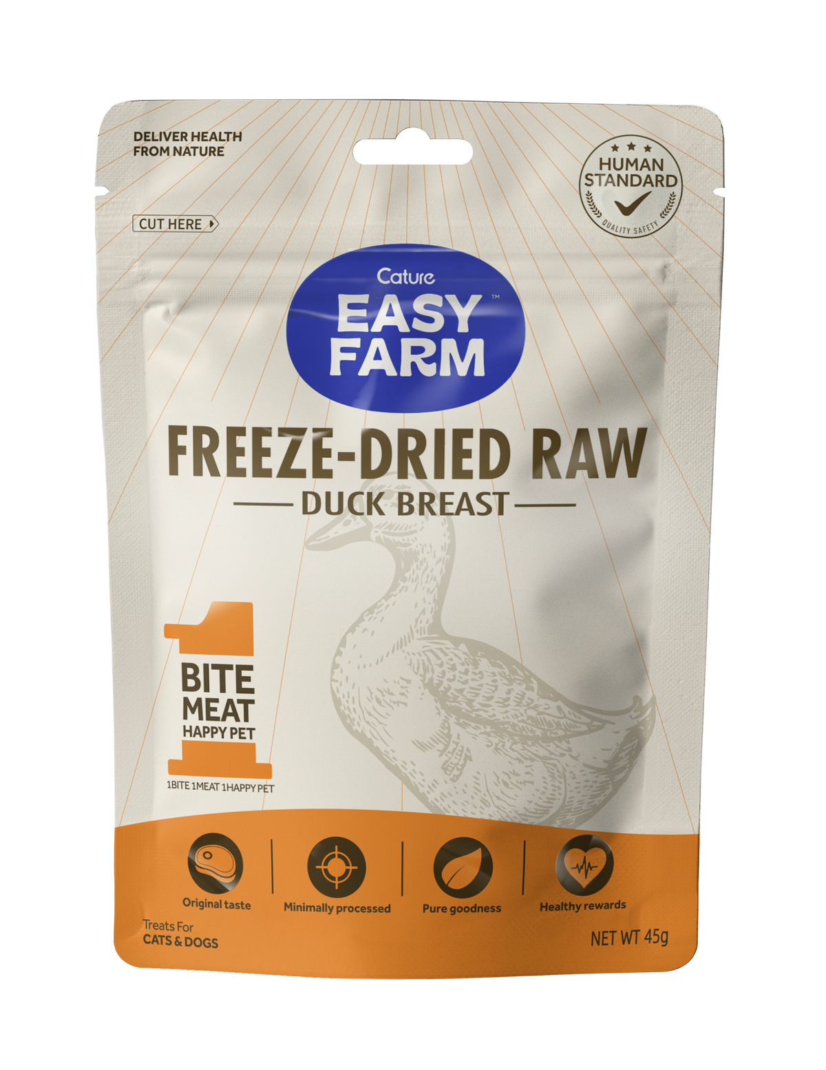 Easy Farm Freeze-Dried Raw - Duck Breast